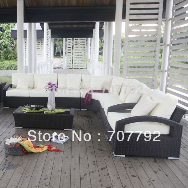 ߿ Ŀ         Ǹ/outdoor wicker furniture modern rattan sofa sets modular sofa for sale